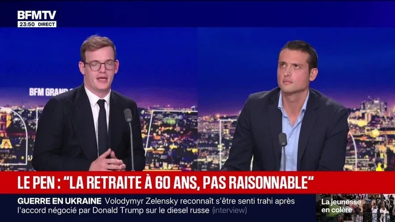Le Pen : "La retraite à 60 ans, pas raisonnable" - 14/10