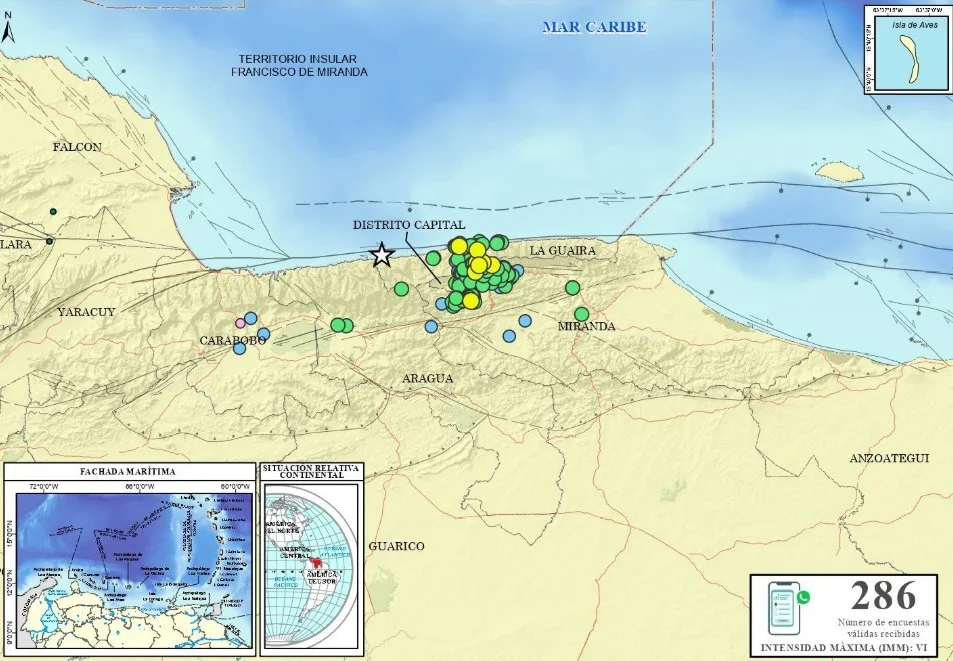Funvisis reporta 1.796 eventos telúricos tras los terremotos del #24Jun