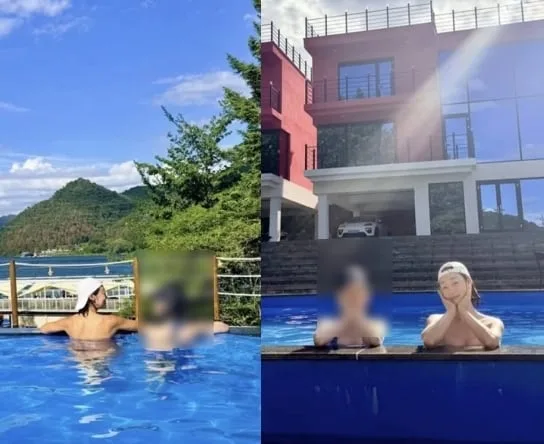 최여진, 가평 신혼집 초대형 수영장 오픈 “HAPPINESS”