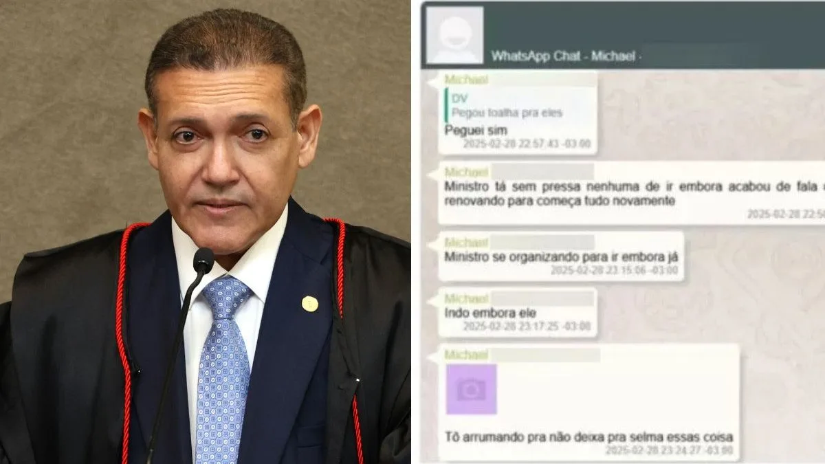 Mensagens revelam quarto cedido a ‘ministro com 5 meninas’ em festa de Vorcaro e citam ‘Kassio’