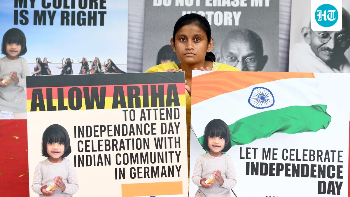 "Taking care of her cultural needs": MEA says pursuing Ariha Shah's case with German authorities