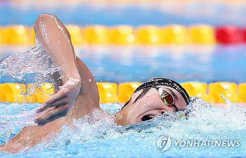 [아시안게임] 자유형 400ｍ 의지 불태우는 김우민…금빛 역영 나올까(종합)