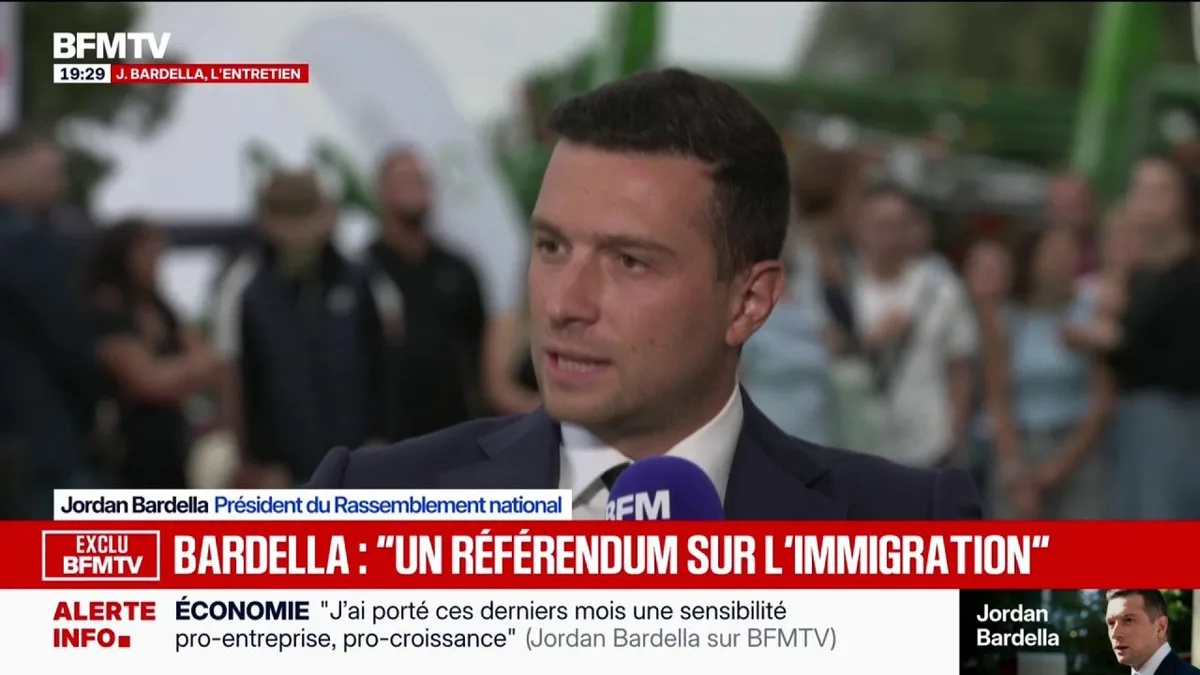 "Bruno Retailleau n'est pas un candidat sérieux. Il ne passera pas Noël" dans cette campagne présidentielle, déclare Jordan Bardella, président du RN