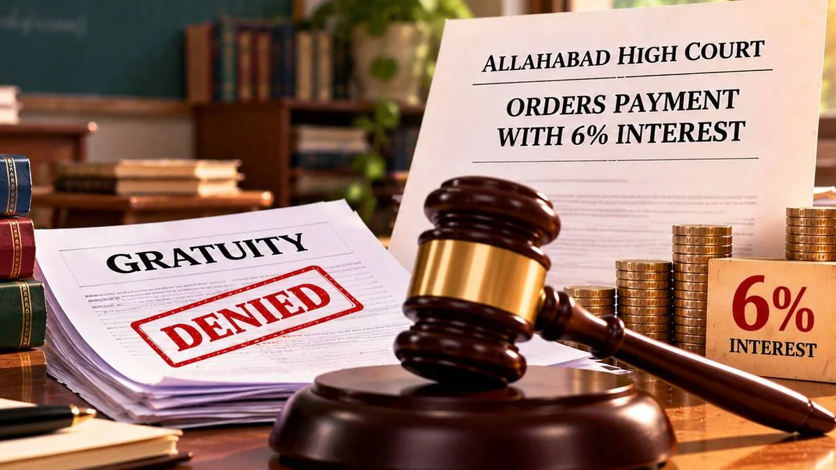 Teacher denied gratuity for working past 60; Court orders payment with 6% interest