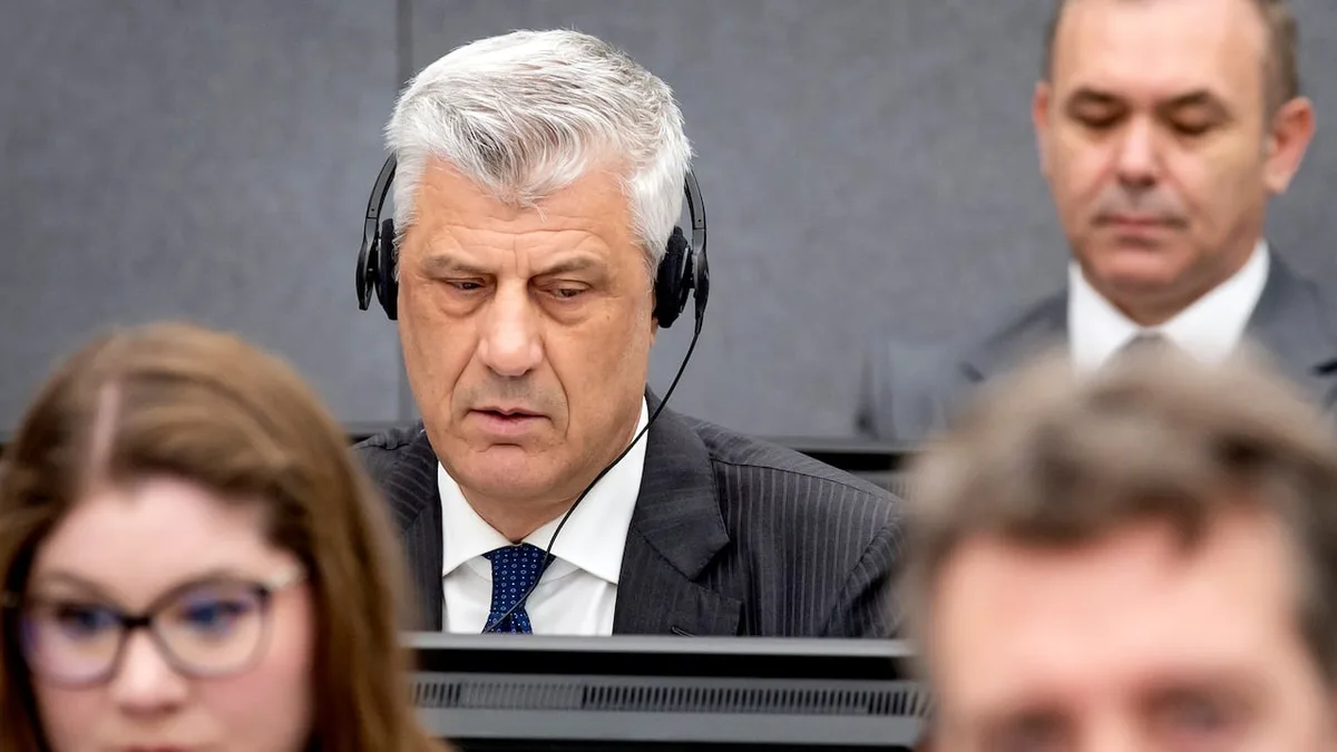 Former Kosovo president Hashim Thaçi sentenced to 25 years for 1990s war crimes