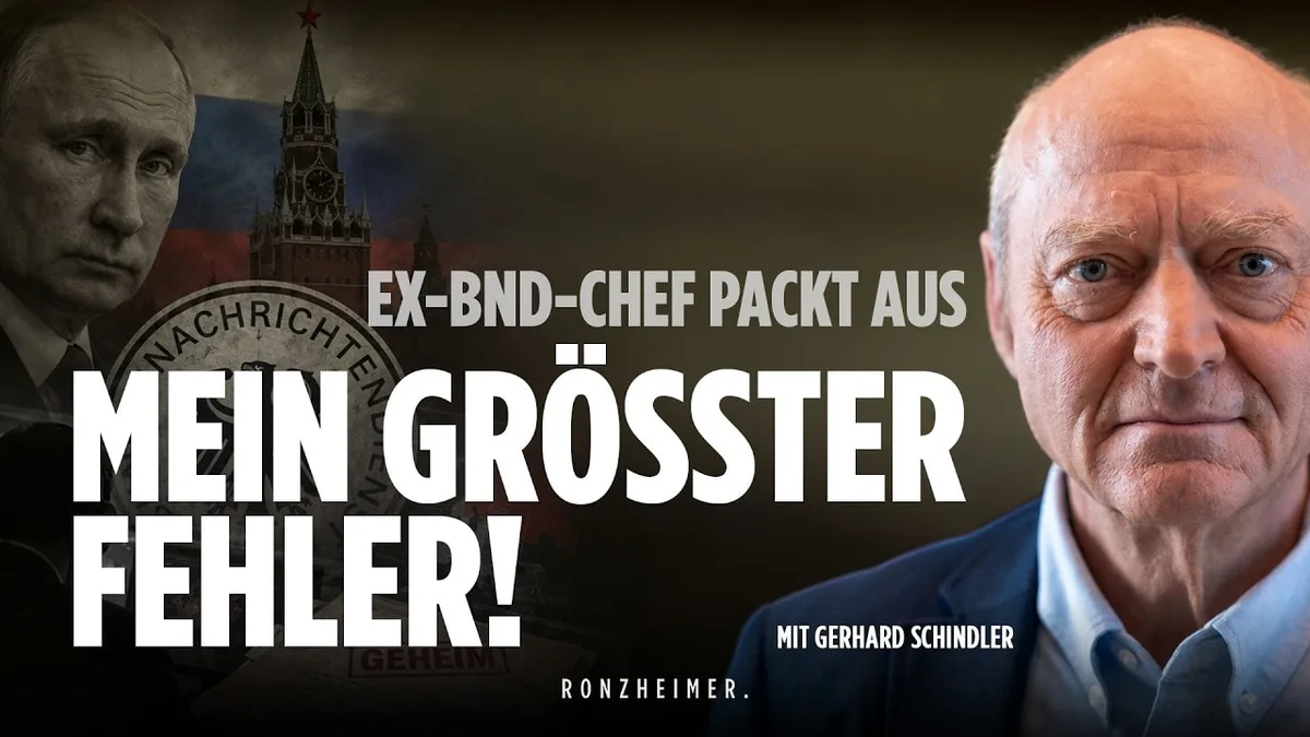 RONZHEIMER - Die gefährlichsten Geheimnisse Deutschlands. Mit Ex-BND-Chef Gerhard Schindler