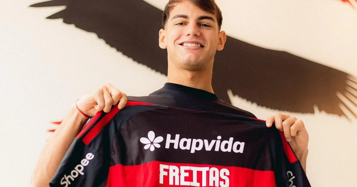 La presentación de Freitas en Flamengo: parche de la Libertadores, "bienvenido, hermano" y qué número usará