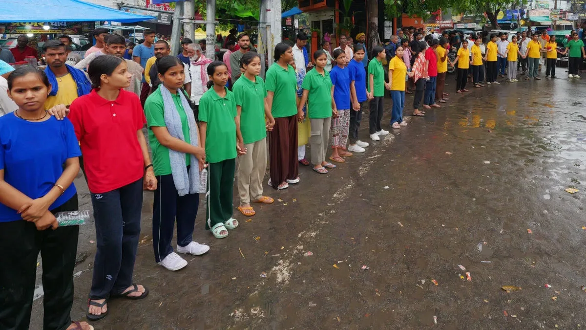 Gen Alpha, Gen Z students march in Lucknow over shortage of teachers, amenities