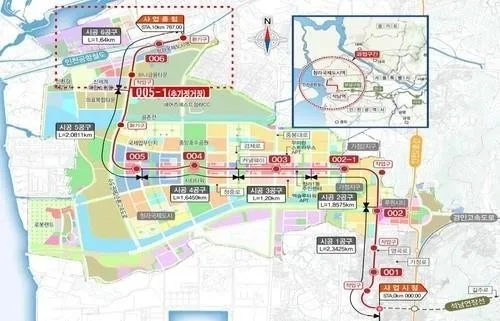 "지반침하 현상"…7호선 청라연장선 일부구간 3개월째 공사중단