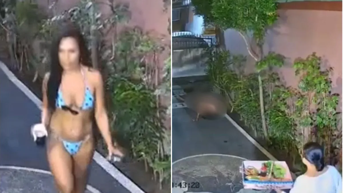 Manhunt for mysterious woman over alleged outdoor sex act in Bali driveway