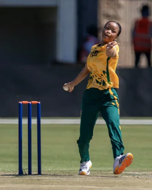 21-year-old Nthabiseng Nini joins elite club in fiery Proteas debut