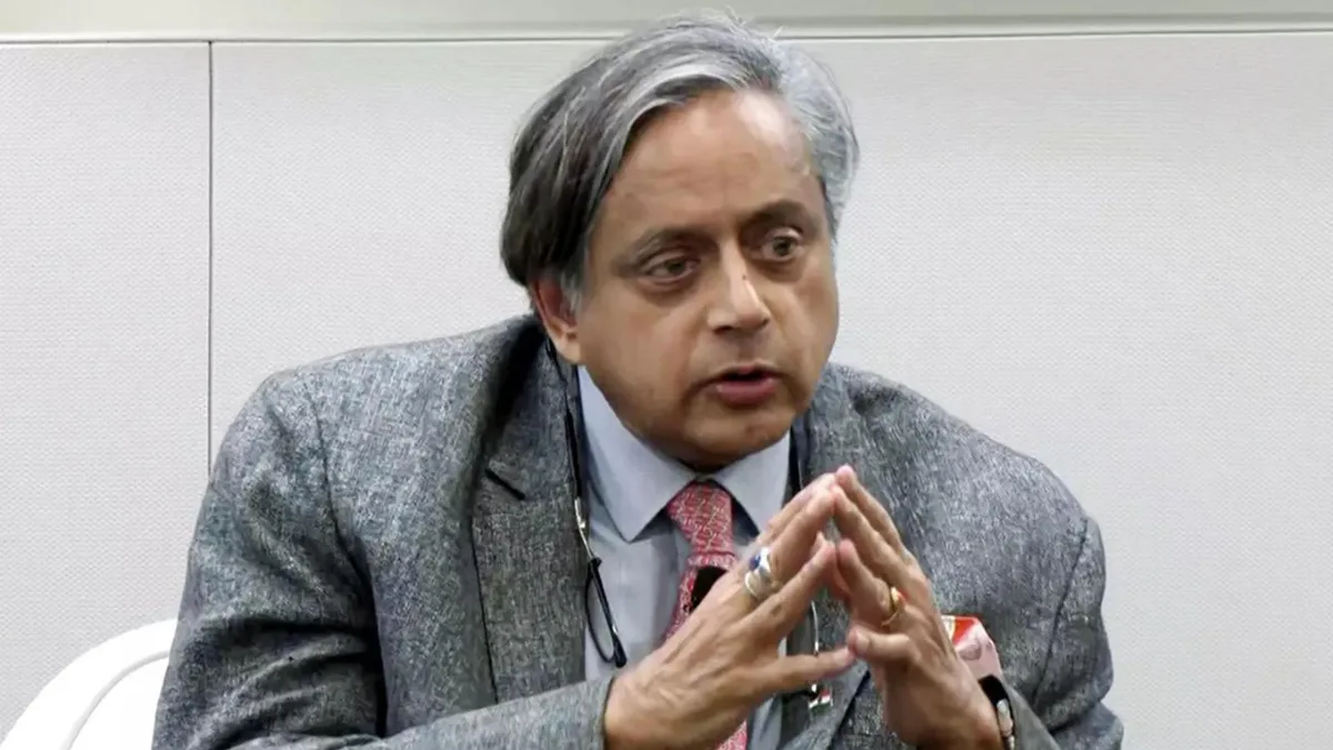 ‘This govt will go’: Shashi Tharoor ahead of Congress march to Supreme Court