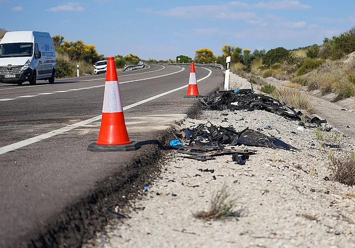 Cuatro heridos, entre ellos, una menor, en un choque entre dos coches en la N-432 en Villaviciosa de Córdoba