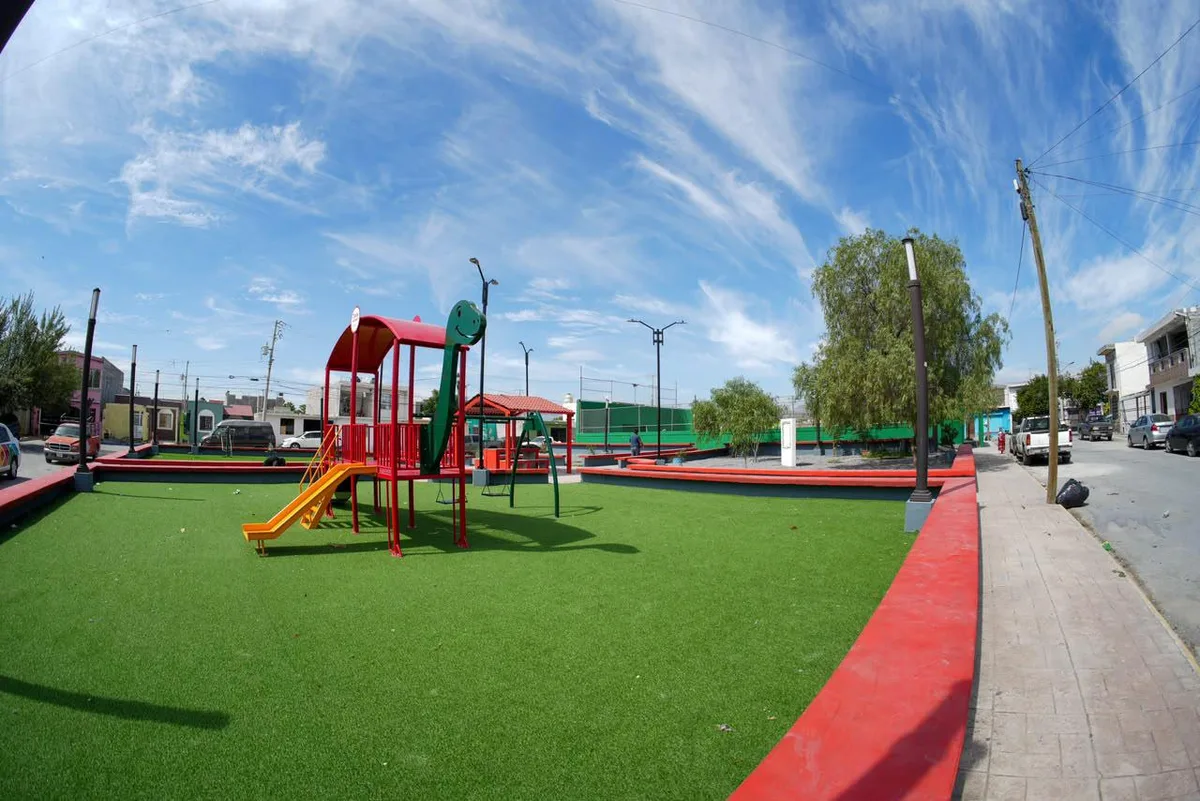 Recuperan Plaza Texcoco para el uso de vecinos en Analco, en Ramos Arizpe