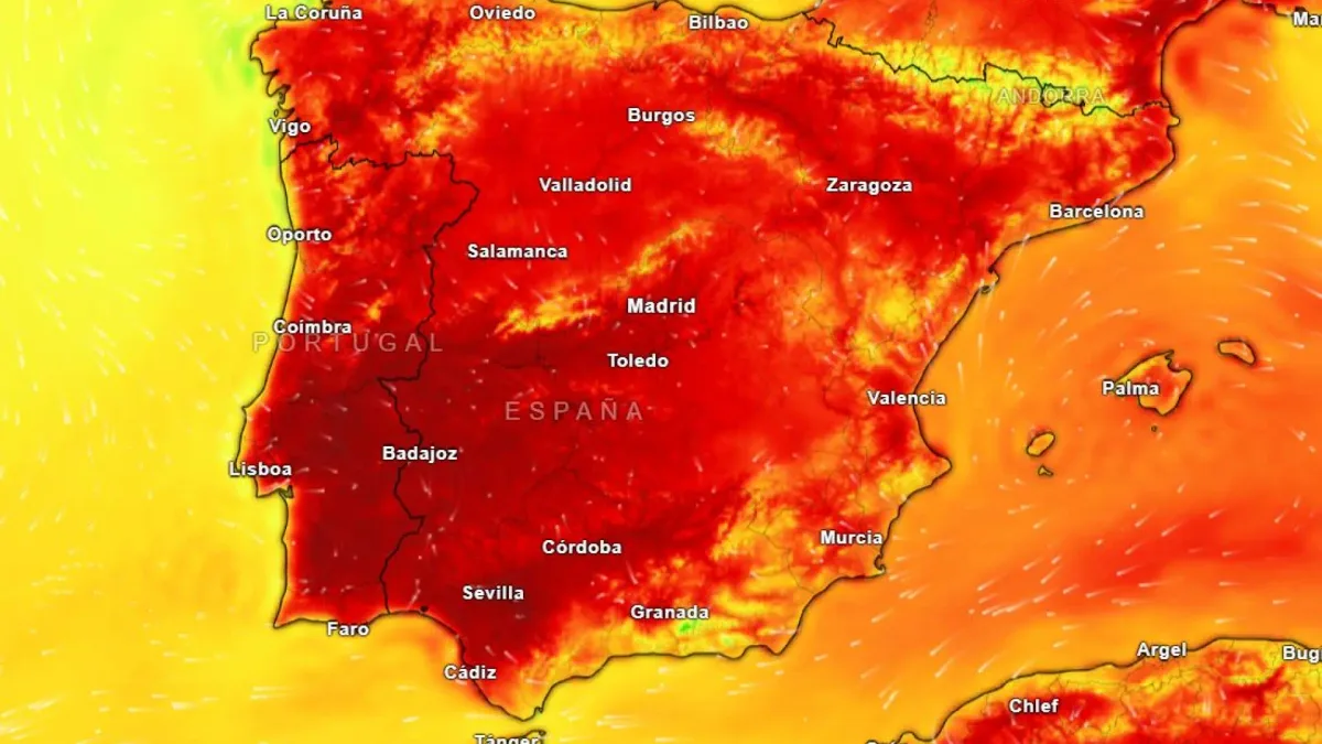 Las temperaturas vuelven a subir este lunes, con varias zonas que rozarán los 40 grados