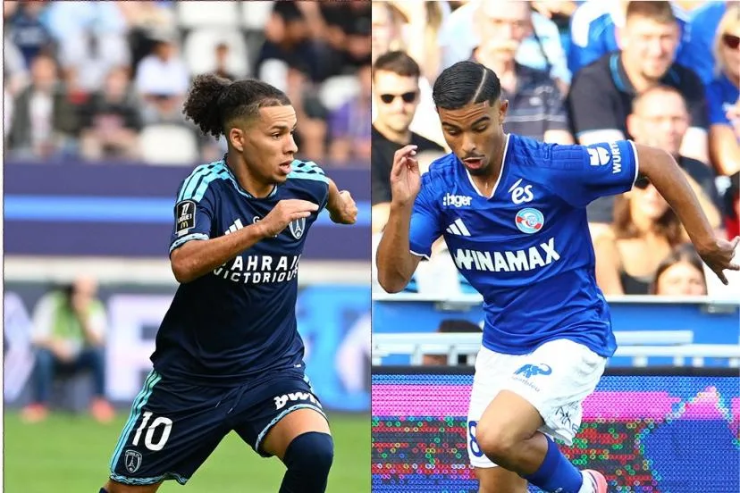 Ilan Kebbal et Gessime Yassine, deux petits gabarits formés et révélés sur la Côte Bleue à l'heure des retrouvailles lors de Paris FC-Strasbourg