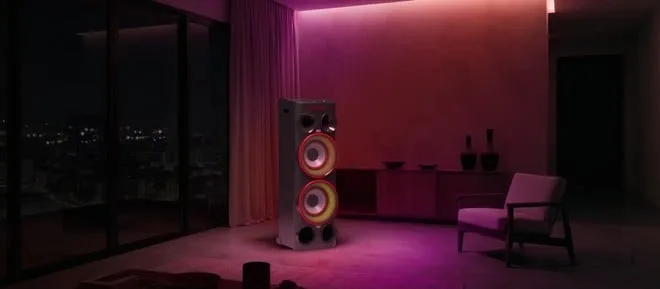 LG demonstra potência real de 440W em teste ao vivo com novas caixas de som xboom Power