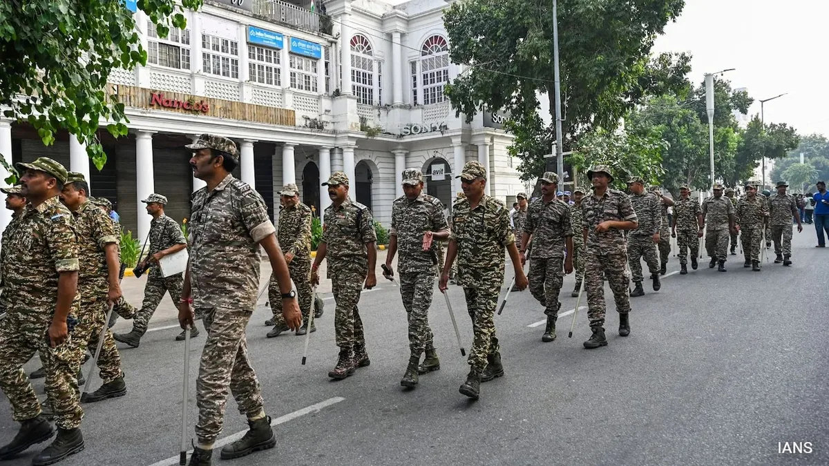 20,000 Paramilitary Personnel To Stay Put In Delhi For A Month Amid Protests: Sources