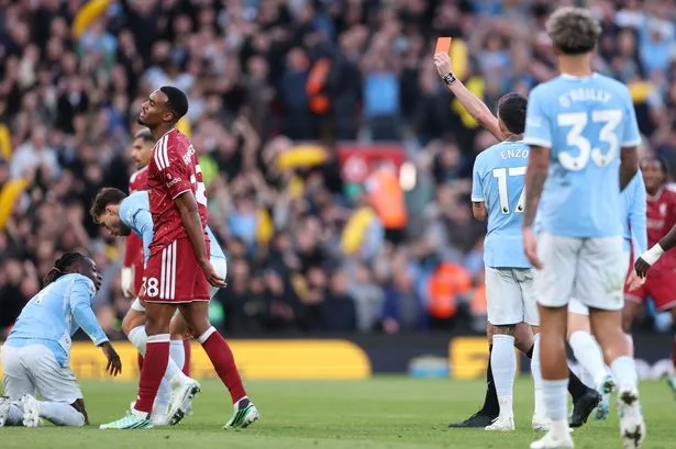 Jamie Carragher and Gary Neville agree on Ryan Gravenberch Liverpool red card vs Man City