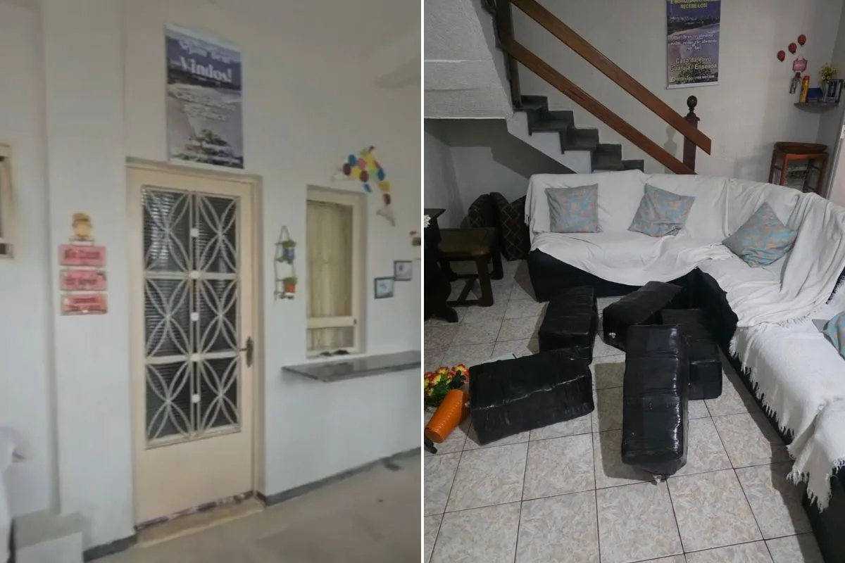 Polícia acha 100 kg de cocaína com rastreadores em ‘casa-bomba’ no litoral de SP; VÍDEO