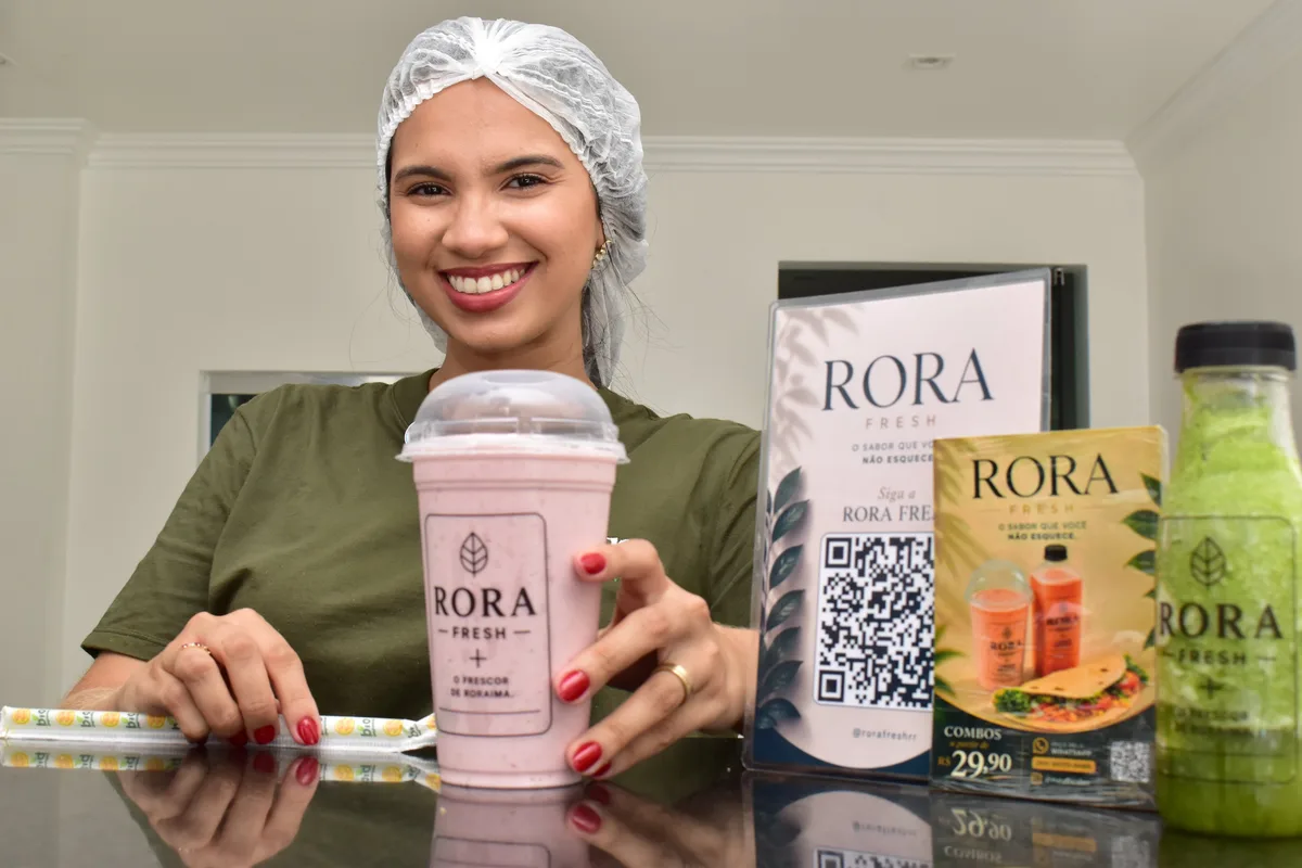 Negócio criado na cozinha de casa transforma pontos turísticos de Roraima em lanches saudáveis