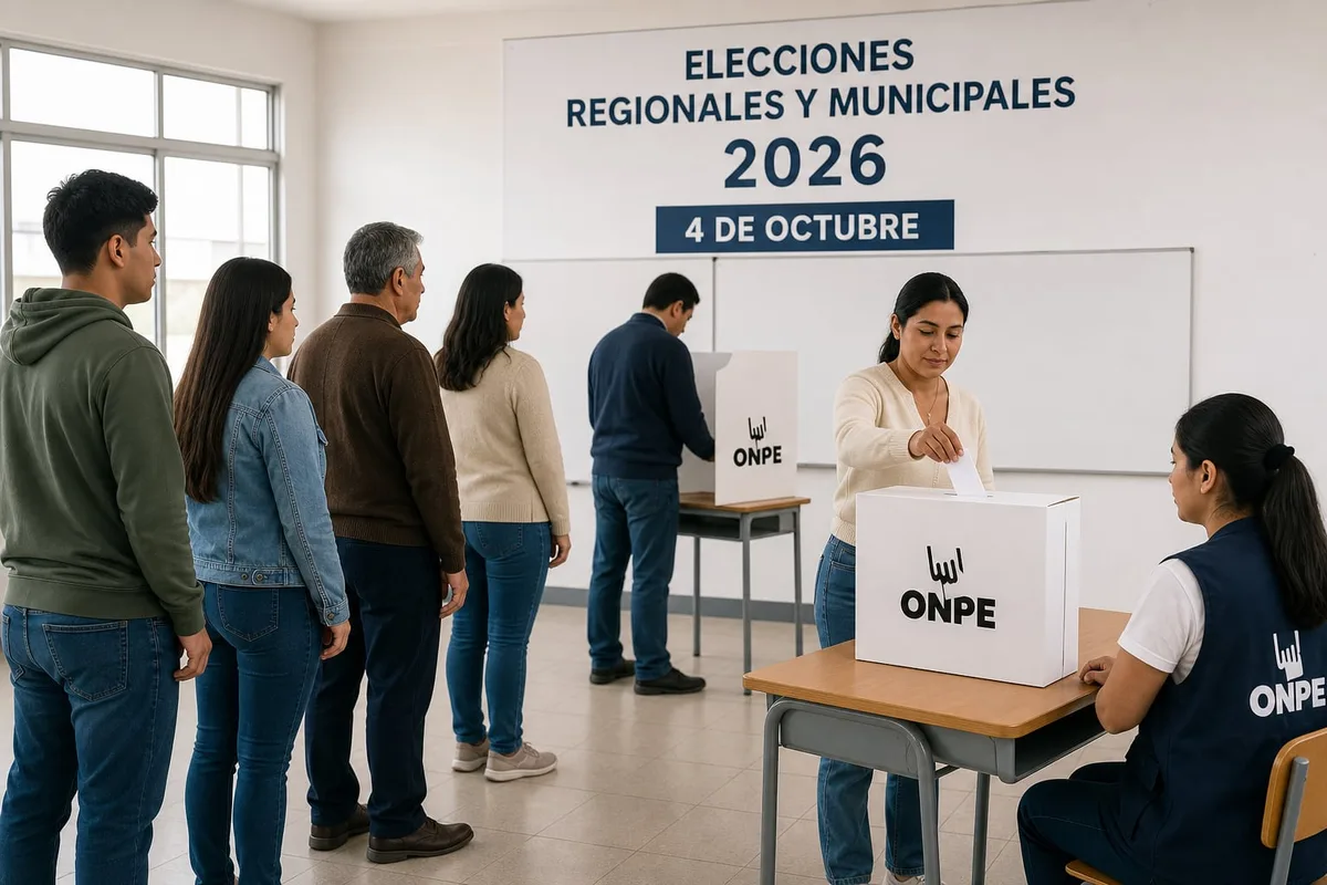 Elecciones Municipales y Regionales 2026: Guía completa de los comicios del domingo 4 de octubre en Perú