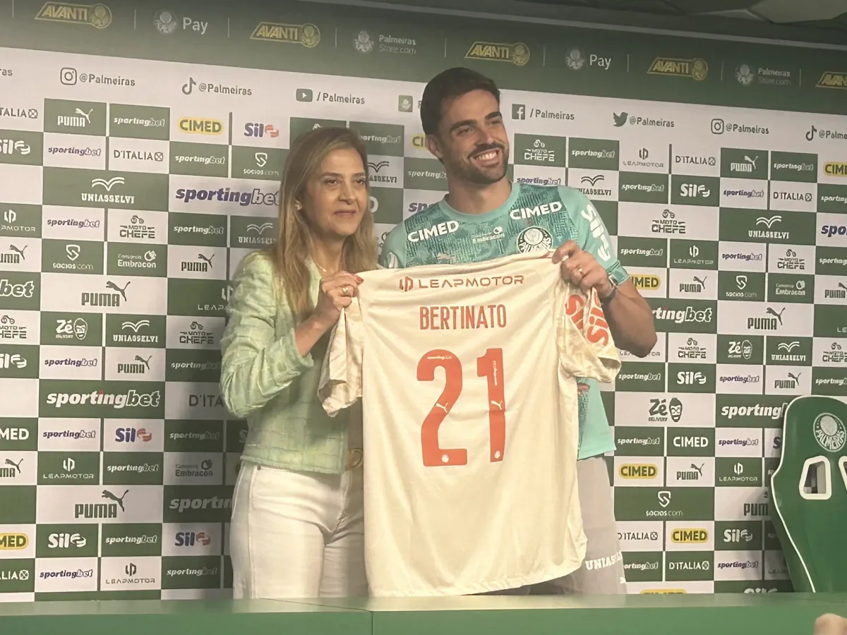 Bruno Bertinato celebra oportunidade no Palmeiras e vê tempo de contrato como “motivação a mais”