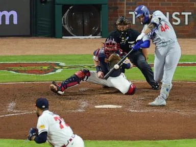 Pages delivers go-ahead single in 7th as Dodgers beat Braves 4-1 to clinch NL Division Series
