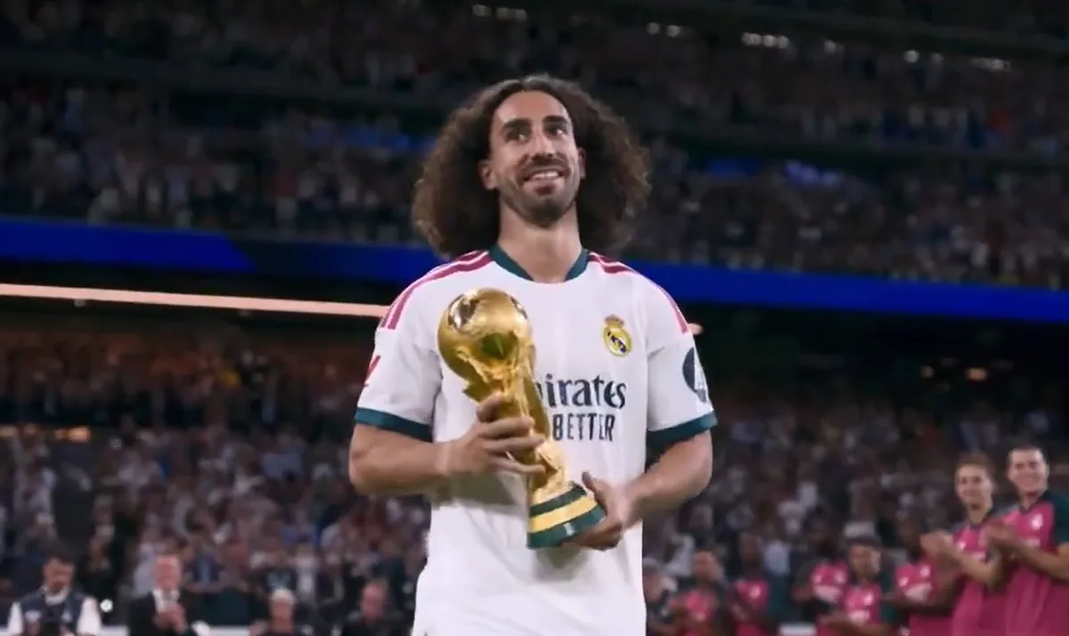 Cucurella exhibió la Copa del Mundo en el debut de local de Real Madrid en La Liga