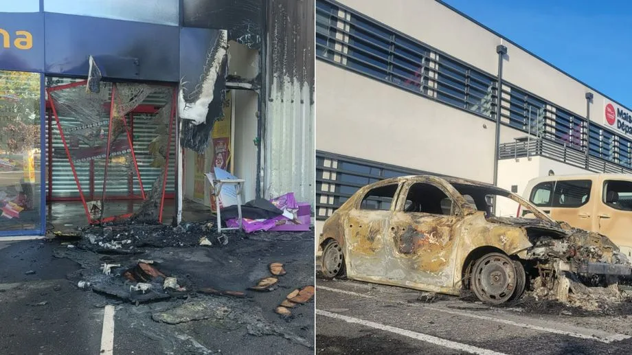Magasin incendié, voitures calcinées, vitres cassées : nuit agitée dans le quartier Saint-Nicolas à Laval