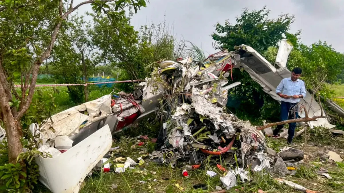 Garg Aviation’s trainer aircraft crashes in Kanpur, 2 killed