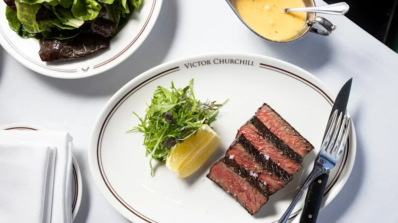 Season your Visa for a flame-grilling. This three-figure steak is not for the faint of heart