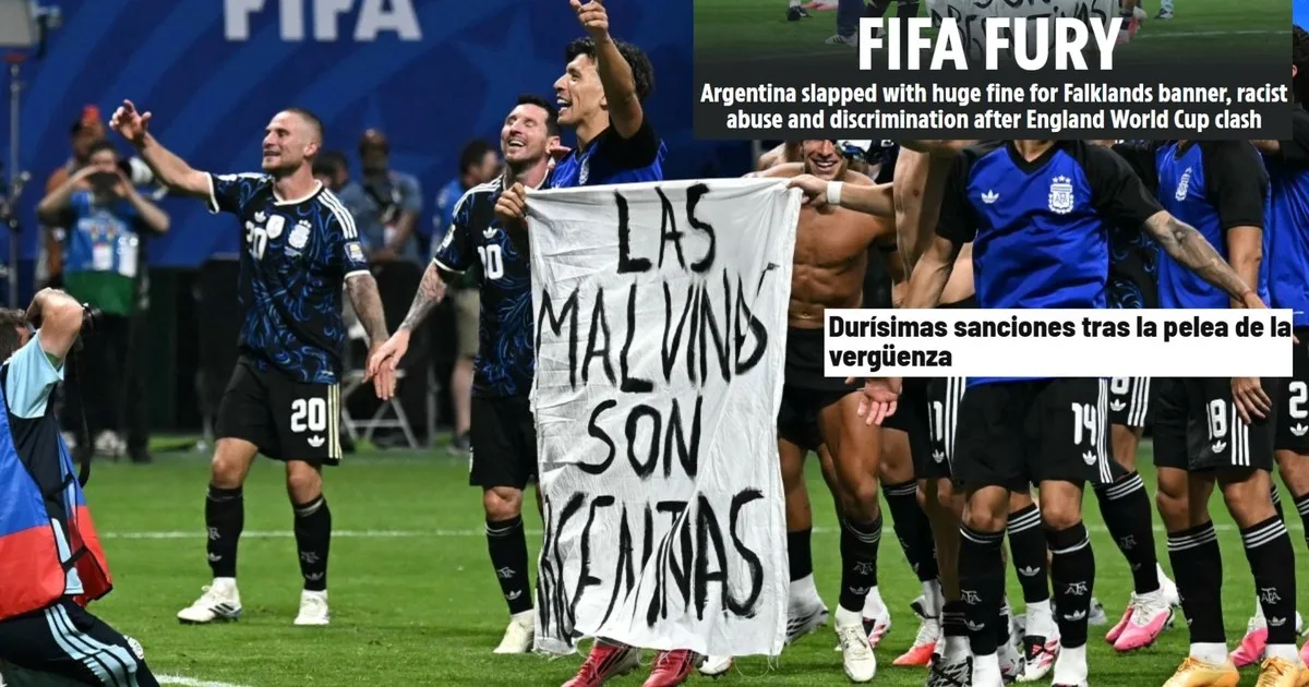 Qué dijeron en España, Inglaterra y el mundo sobre la sanción que recibió Argentina