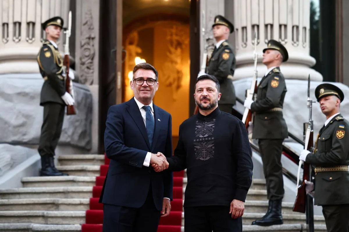 Burnham says he is planning US trip in September to lobby for Ukraine’s defence