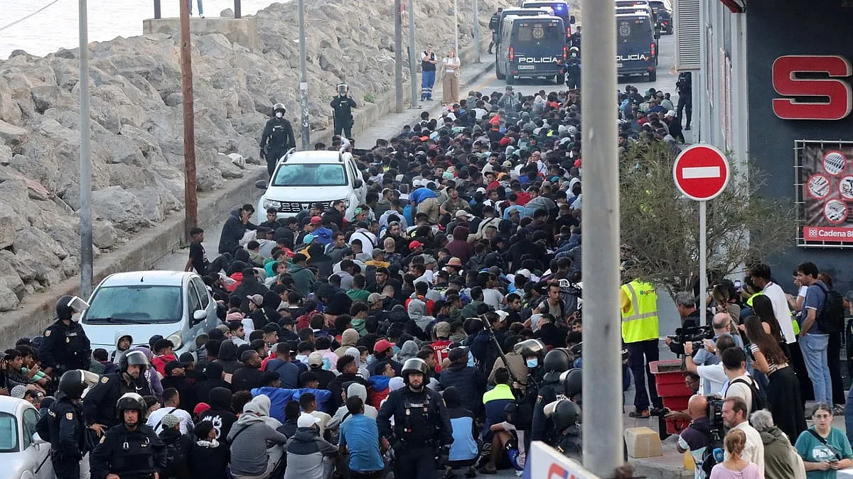 10.000 migrantes continuam em Ceuta, 6000 estão alojados