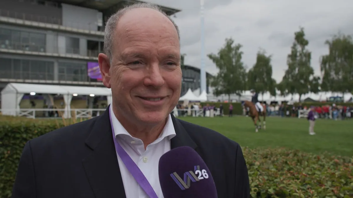 Fürst & Fußball-Held bei Reit-WM - Blaues Blut trifft Vollblut