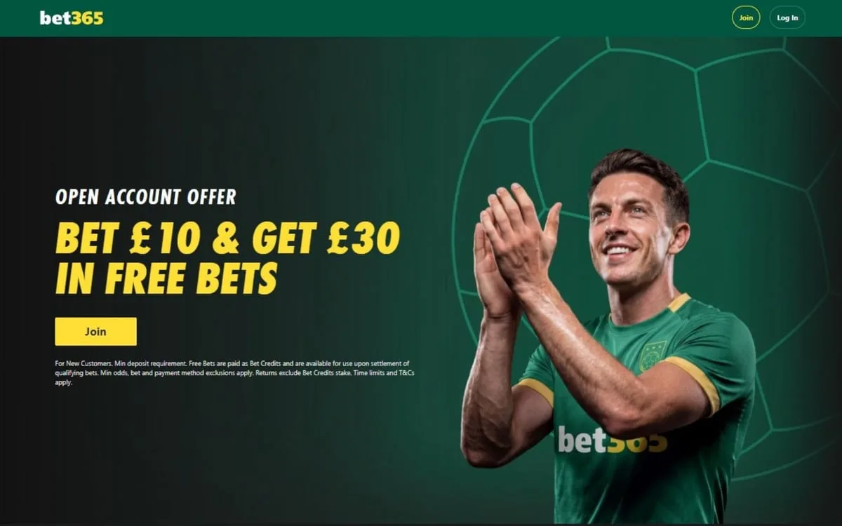 Bet365 review & sign up offer 2026: Bet £10, get £30 in bet credits