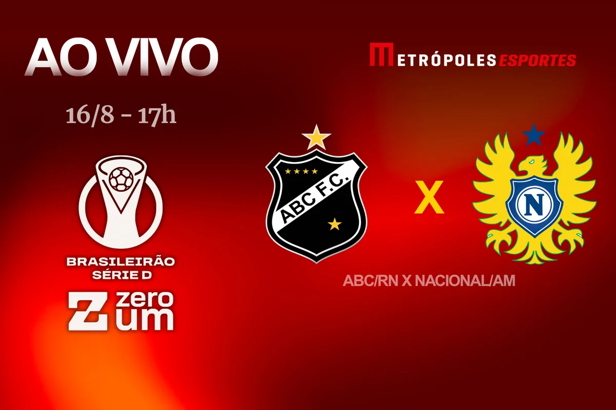 Série D ZeroUm: Metrópoles transmite ABC-RN x Nacional-AM ao vivo