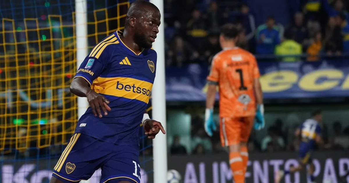 Enner Valencia festejó por primera vez en Boca y logró algo inédito para el fútbol de Ecuador