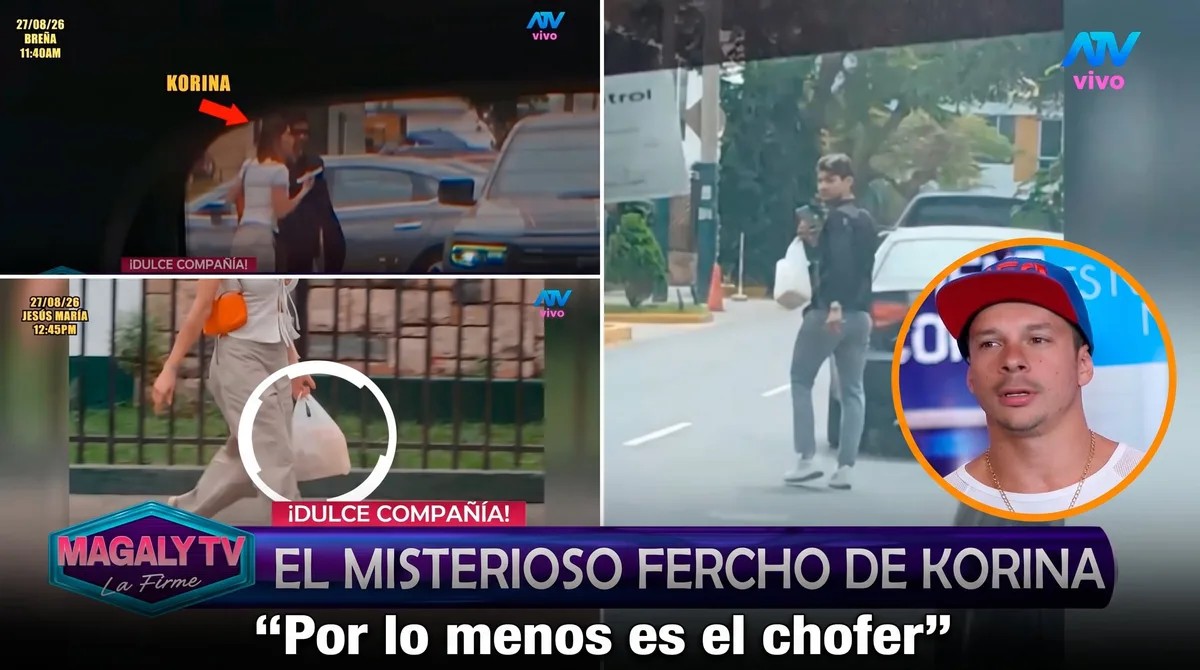 Korina Rivadeneira es captada con acompañante que maneja la camioneta vinculada a Mario Hart tras trámites y menú al paso