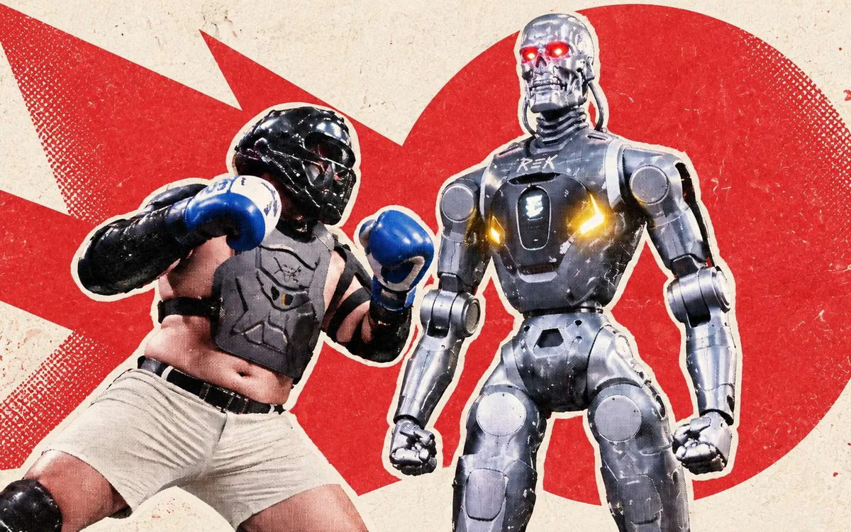 « Humain VS Terminator » : les images virales de ce T800 donnent un aperçu assez troublant du futur