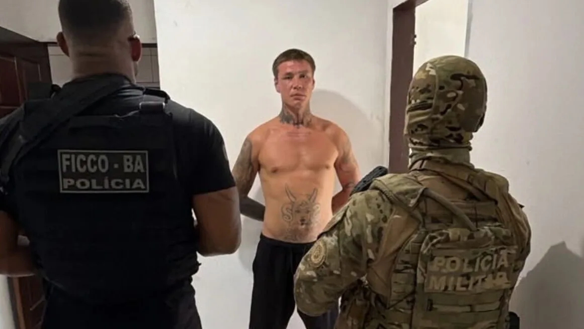 Russo preso em Salvador planejava rede de armas e drogas para facções