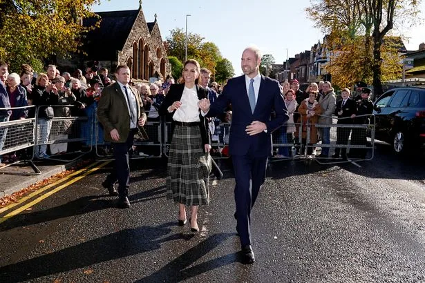 Prince William and Kate arrive for surprise trip to rainy Northern Ireland
