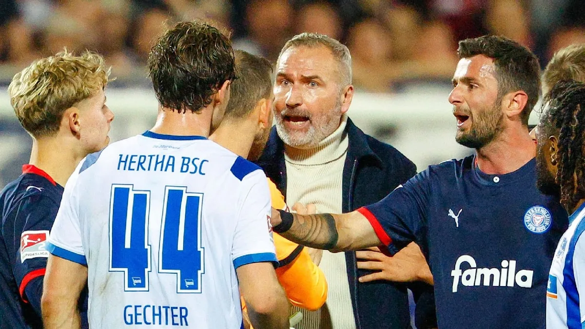 Kurioses Trainerduell - Punktsieg für Kiels Walter gegen Herthas Leitl