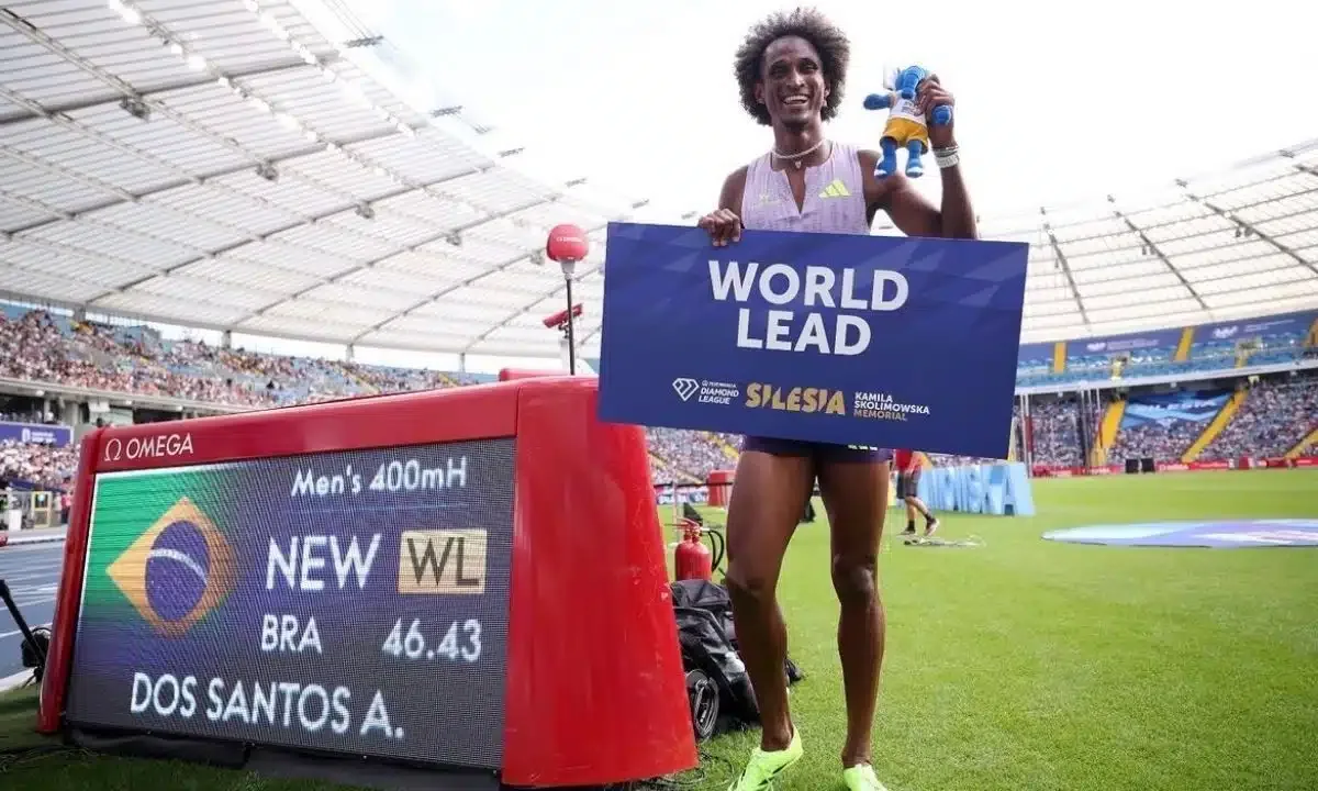 Alison dos Santos leva o ouro com melhor marca do ano na Diamond League