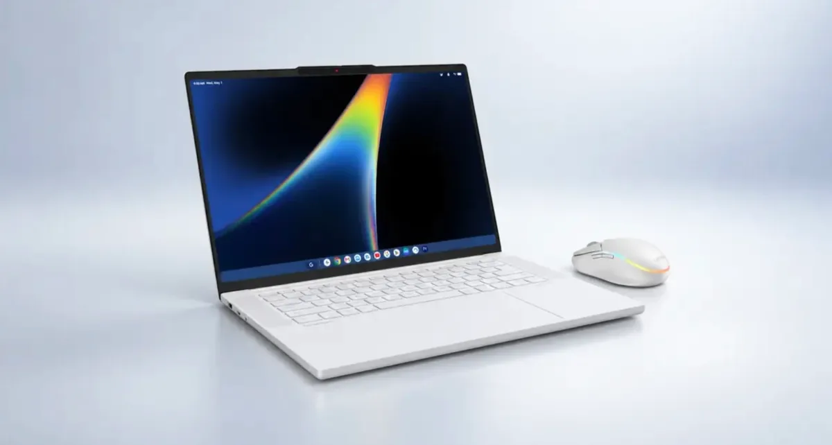 Core Ultra, 1,29 kg, OLED et trackpad haptique : le Lenovo Googlebook 15 se détaille avant l'heure