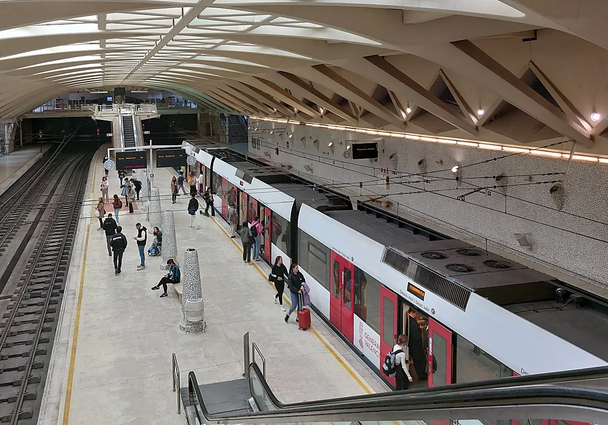 Metrovalencia recupera este lunes 31 de agosto la circulación entre Alameda y Marítim
