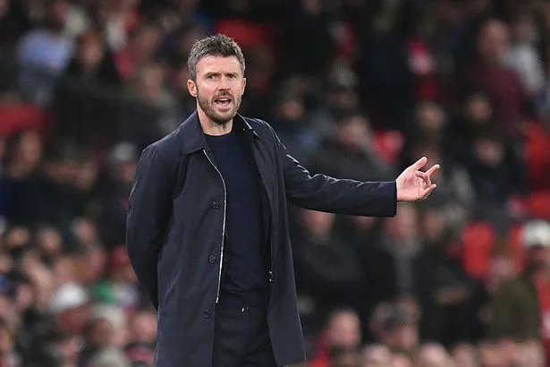 Michael Carrick responds to Elliot Anderson's 'Kings of Manchester' jibe