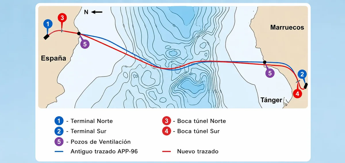 El túnel del Estrecho de Gibraltar, el proyecto de España y Marruecos para hacer un puente entre continentes que espera desde hace 50 años