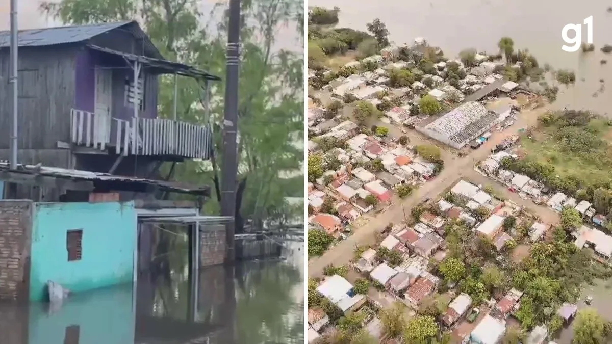 Cheia do rio Uruguai deixa mais de 400 pessoas fora de casa em três cidades do RS